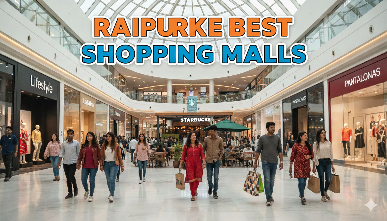 Raipur ke all shopping malls